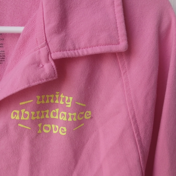 Target BHM Melanin Pink Long-Sleeve Polo Dress Size Small - Picture 3 of 4